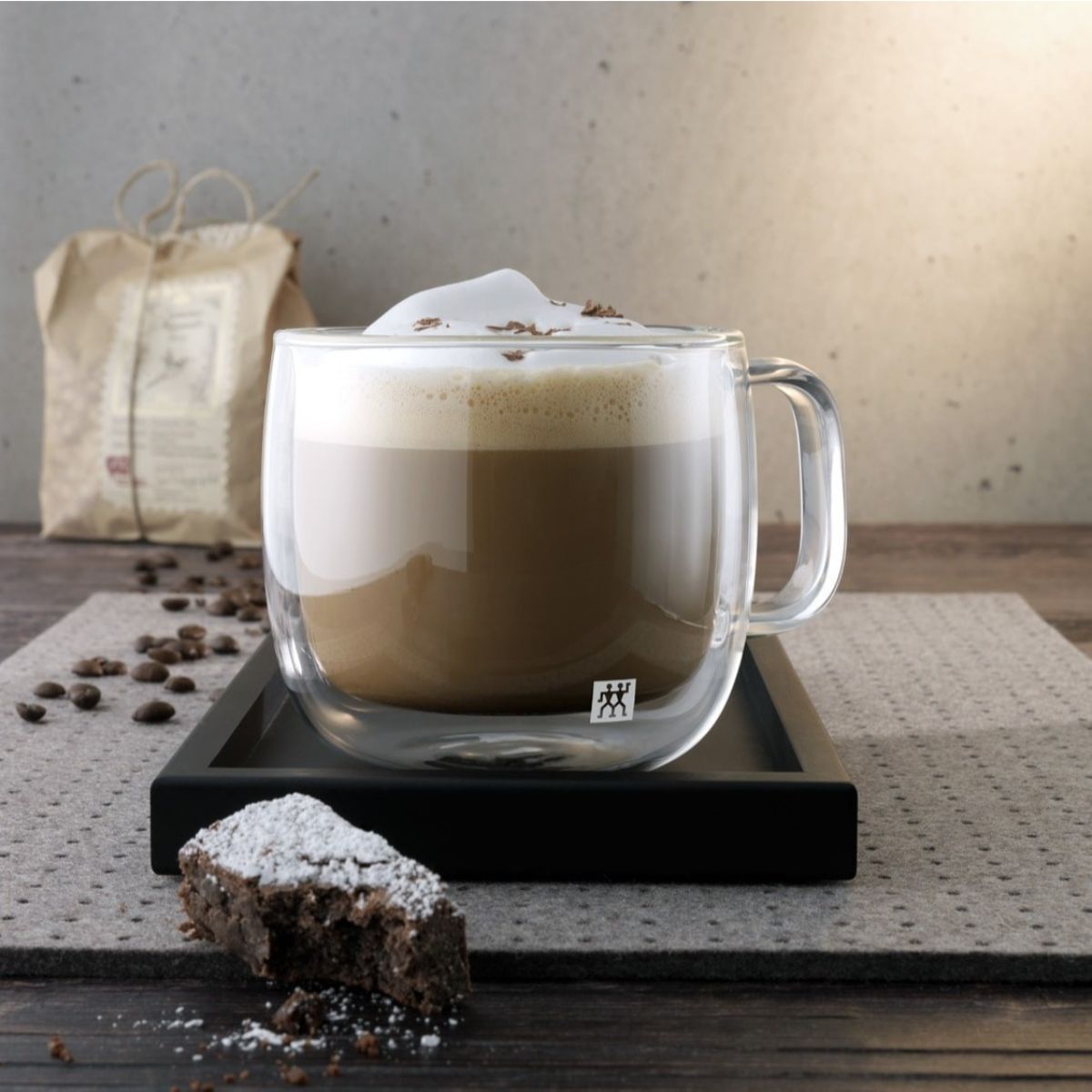 Zwilling Sorrento Plus Cappuccino Glass Set 450 ML 1×2