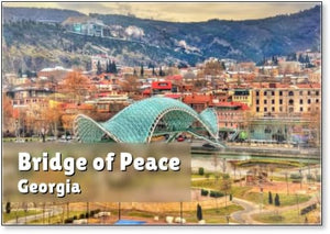 Bridge of Peace in Tbilisi, Georgia