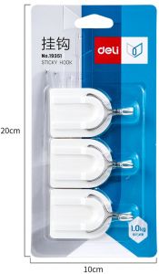 Hook / Adhesive Hook Deli 6 Pieces